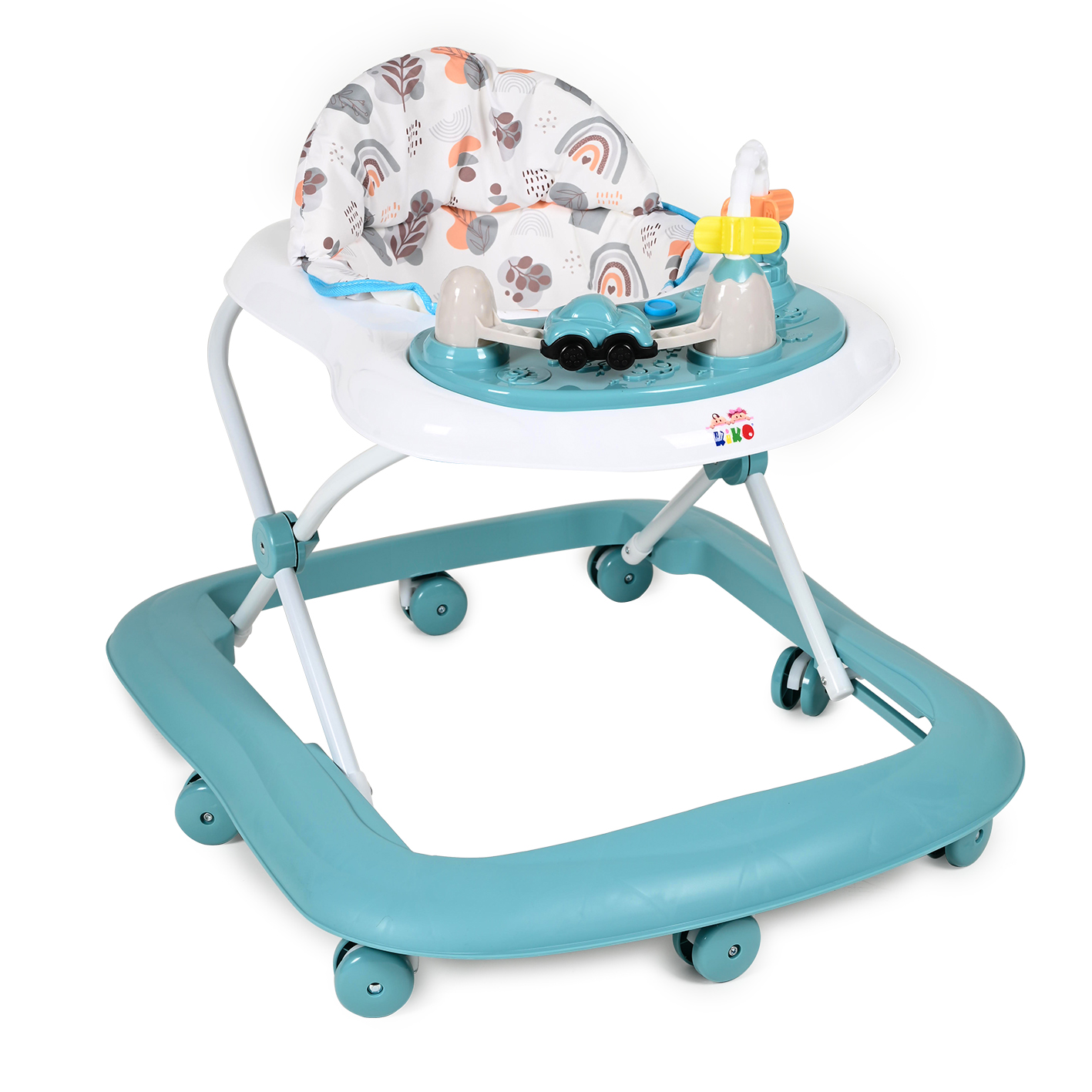 3013-1blue Baby walker with toys - Image 1