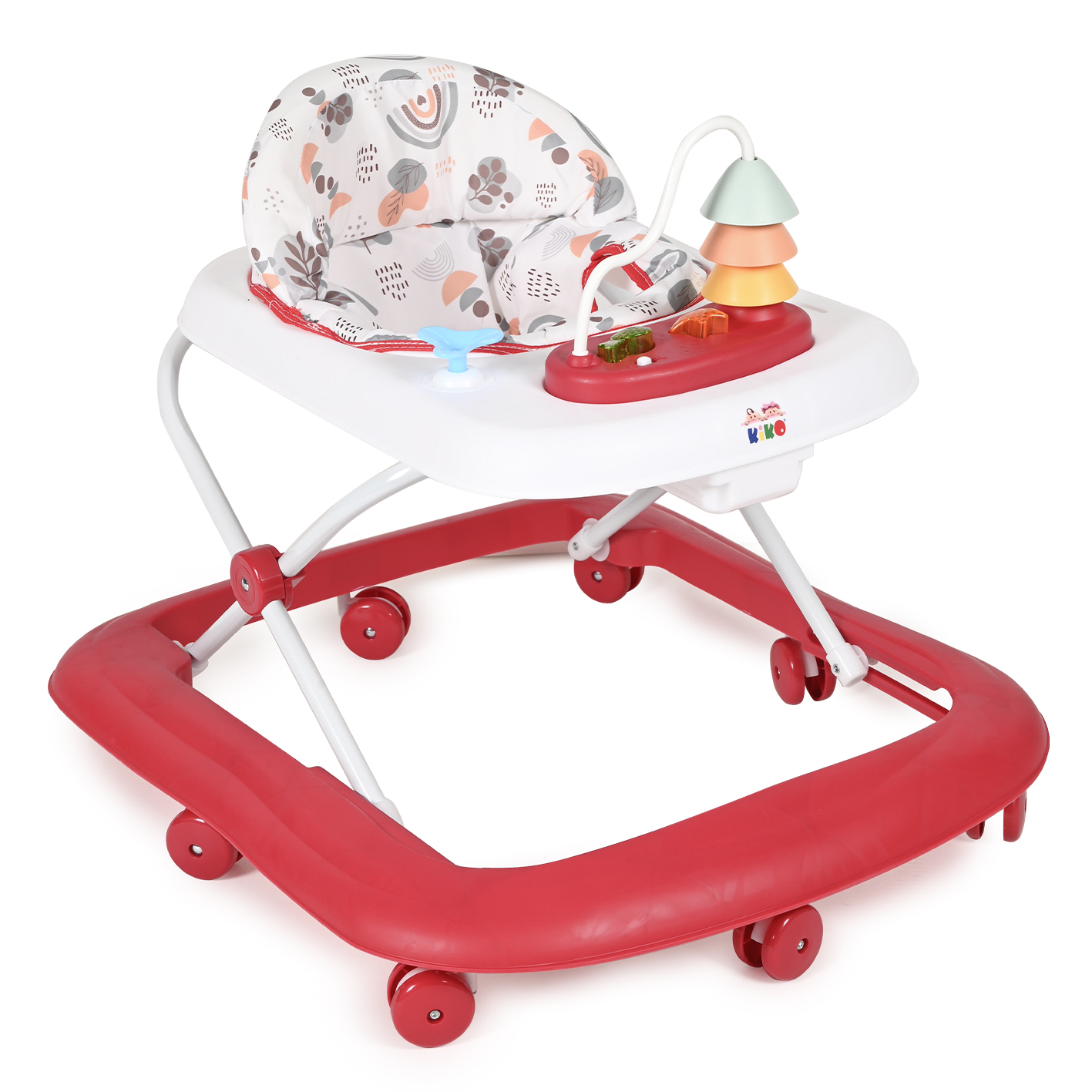 3014-1red Baby walker with toys - Image 1