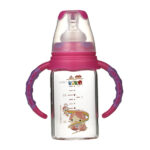 كيكو رضاعة طفل زجاج بمقبض  120 مل