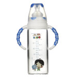 كيكو رضاعة طفل زجاج بمقبض  180 مل