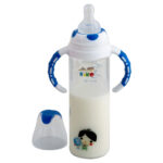 كيكو رضاعة طفل زجاج بمقبض  240 مل