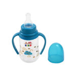 كيكو رضاعة طفل بمقبض 125 مل مع حلمة سيلكون