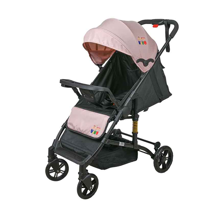 1558-pink Kiko Comfort Stroller 4 Wheels - Image 1