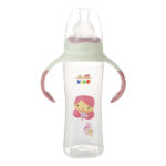 125 ml baby bottle with silicone nipple