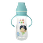 250 ml baby bottle with silicone nipple