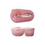 طبق مع ملعقة