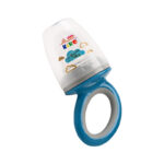 كيكو عضاضة فواكه من السليكون مع غطاء