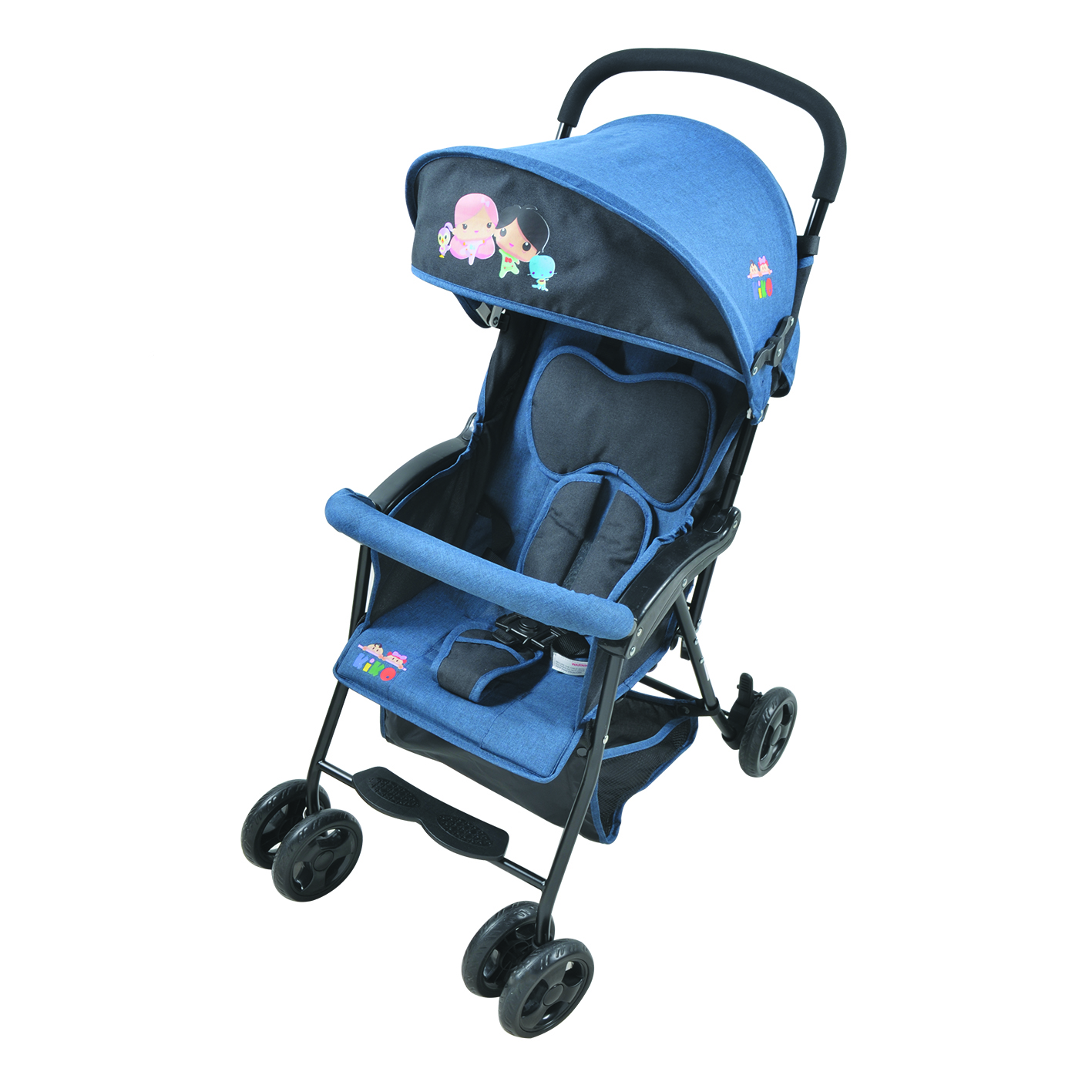 1902-BLUE Kiko Newborn Light Stroller - Image 1